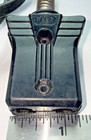 Vtg Peer appliance 2-prong black bakelite plug with cord 1950s 1960s coffee pot — photo 3