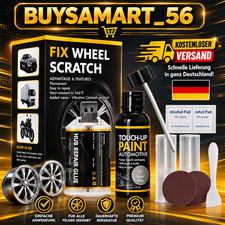 Profi Alufelgen Reparatur Set Silber Felgendoktor DIY Smart Repair Kit für Bords