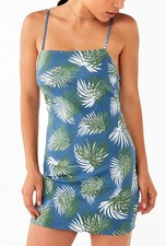 Urban Outfitters NWT Palm Print Mini Dress, Medium