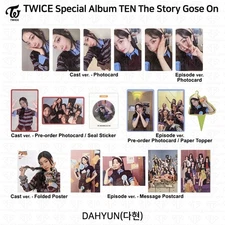 TWICE TEN : The Story Goes On Cast / Episode ver. Official Photocard DAHYUN