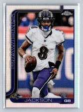 Lamar Jackson [Refractor] #24 2025 Topps Chrome