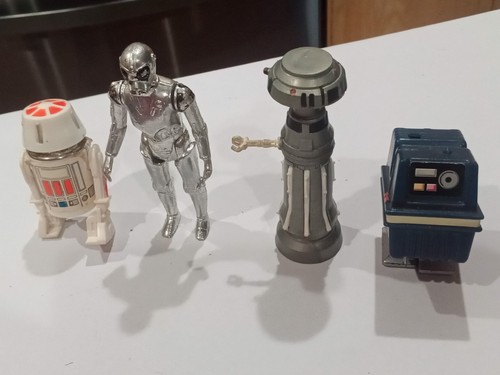 Vintage Star Wars Droids R5-D4 , FX-7 , Power Droid , Death Star Droid Figures - Picture 14 of 14