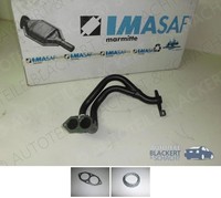 Imasaf Auspuff Hosenrohr + Anbauteile für Opel Corsa A 1.3 + 1.3S 1982-1989