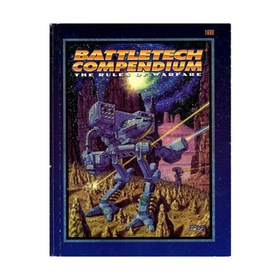 FASA Battletech Battletech Compendium The Rules of Warfare Hardcover Fair/VG+
