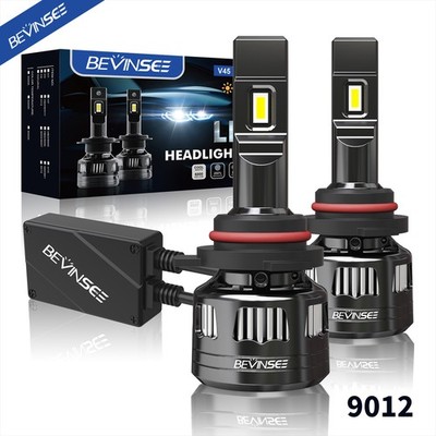 9012 HIR2 LED Headlight Bulbs 120W 22000LM Hi/Low Beam For Ford Edge 2011-2014