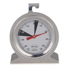 Premium Stainless Steel 50mm Dial Fridge Or Freezer Thermometer - Ideal for Moni — image 1