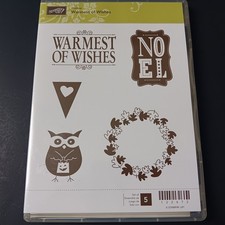 Stampin' Up Stamp Set Warmest of Wishes 122672 5 Stamps