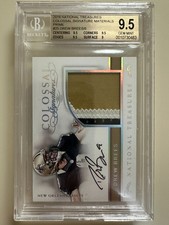 2016 National Treasures Colossal Drew Brees Game Used /5 BGS 9.5 Auto 10 Pop 1