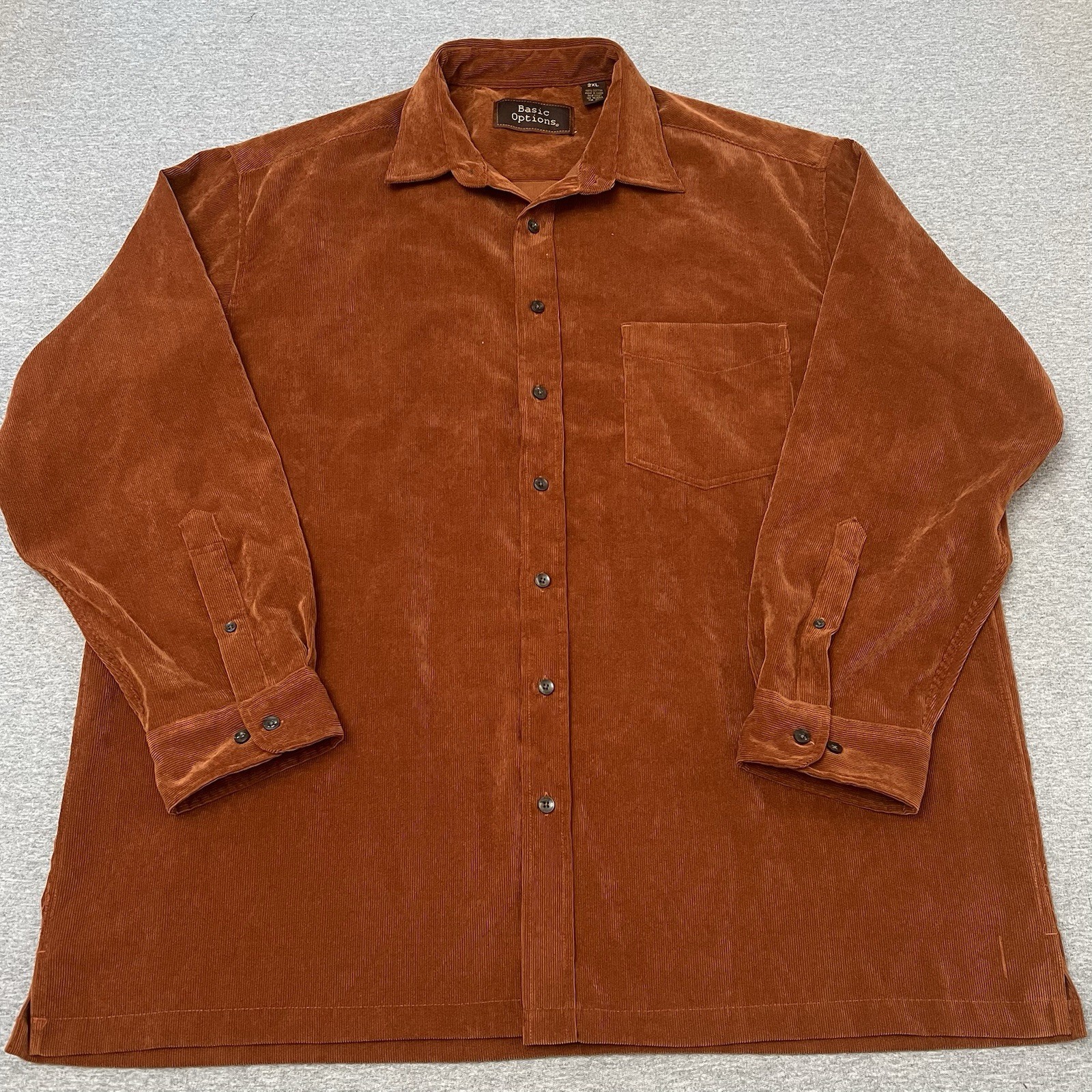 Vintage 90s Basic Options Essential Corduroy Butt… - image 1