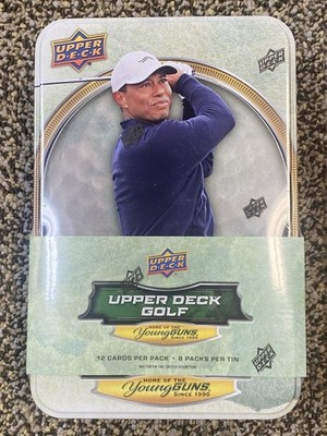 2026 UD Upper Deck PGA golf factory sealed 9 pack TIN box TIGER WOODS auto ???