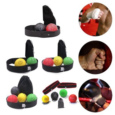 Boxing Reflexball Stirnband Reflexball an Schnur mit Stirnband React Balls