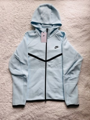 #ad #ad Nike Men Glacier Blue Tech Fleece Jacket Only • BRAND NEW w TAGS 🔥 Size Large $95.00