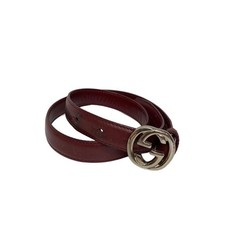 GUCCI Cintura donna ad incastro in pelle rossa 65/26 122835c