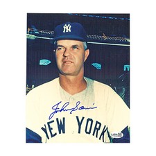 Johnny Sain New York Yankees Autographed 8x10 Photo JSA COA-2