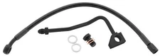 Goodridge Premium Brake Line Kit ABS +10" Front Upper Black #HD0127-1FPBK+10