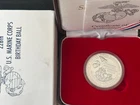 U.S. Marine Corps 1 oz .999 Fine Silver 228th Birthday Ball coin w/Box and COA