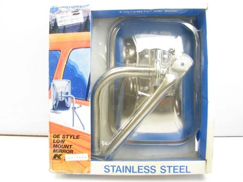 K Source 3571 OE Style Low Mount Stainless Steel Mirror 10-1/2" X 7-1/2"