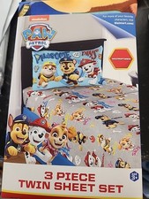 Paw Patrol 3-piece Twin sheet set/ new