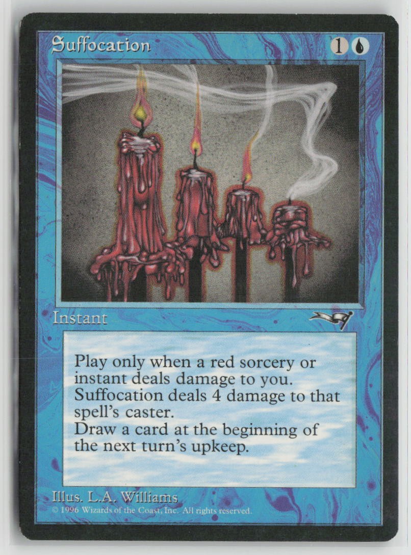 Suffocation Uncommon Alliances Magic: The Gathering Lightly Played