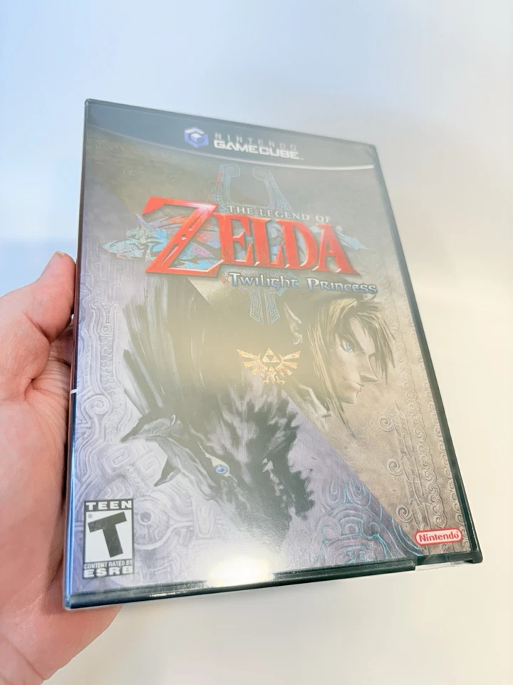 Legend of Zelda Twilight Princess (Gamecube) NEW SEALED BLACK LABEL Y-FOLD RARE - Image 2 of 4