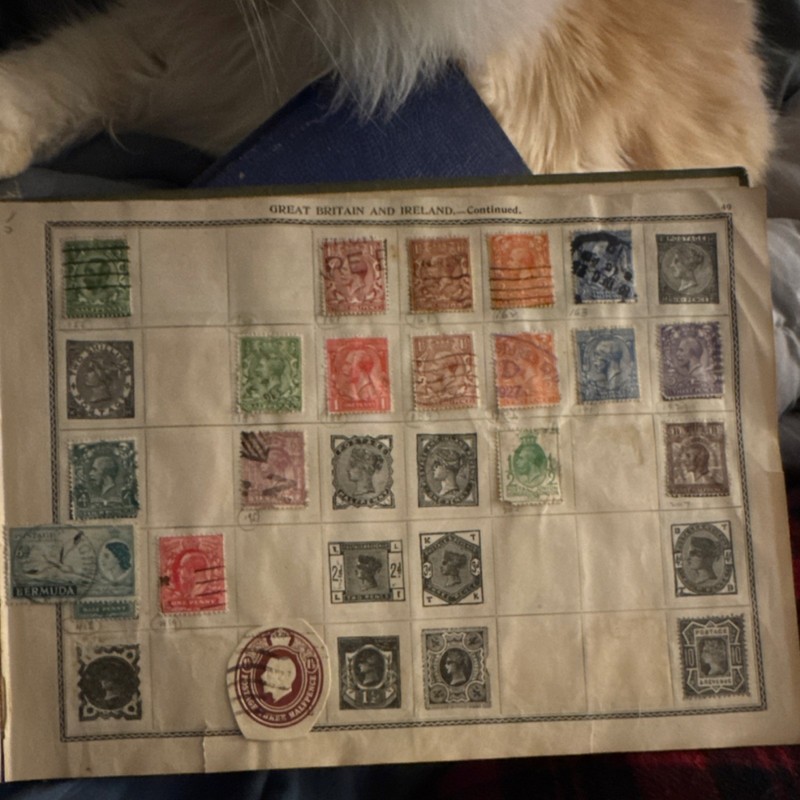 Great Britain Victoria Edward VII George V Used Stamp Collection Royalty Lot