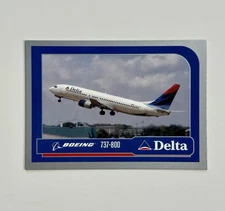 🔥 VINTAGE 2003 Release Delta Trading Card #5 Boeing 737-800 w/ holder