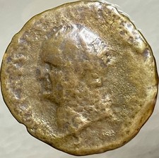 Roman Emperor Vespasian Genuine Ancient Coin 69AD-79AD Bronze As