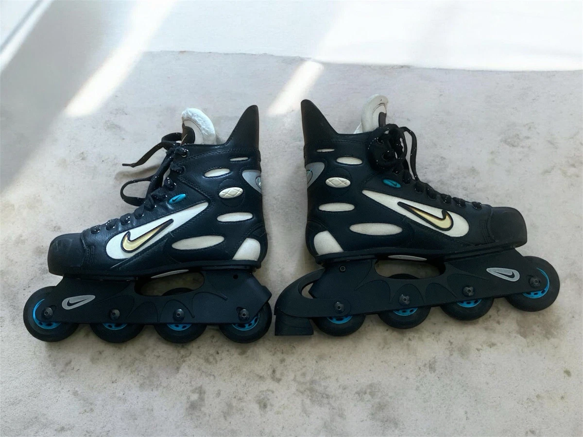 Vtg Nike Carbon Zoom Air Inline Street Men\'s Sz 7.5 Hockey Roller Blades Skates Vintage 1990s Nike Zoom Air Ice Hockey Skates Size 6.5  main image 3