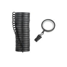 MODE Cambria Designer Series - Premium Easy Glide 18 Count Small Curtain Rings -