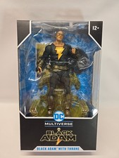 McFarlane Toys DC Multiverse Black Adam With Throne Action Figure New