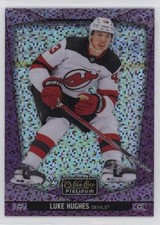 2024-25 O-Pee-Chee Platinum Violet Pixels 241/299 Luke Hughes #107 4et