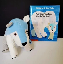 KOHL'S CARES 11" World of Eric Carle 2021 Plush Polar Bear & Matching Book