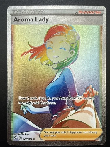 Aroma Lady (Secret) 221/203 Swsh07: Evolving Skies Holo