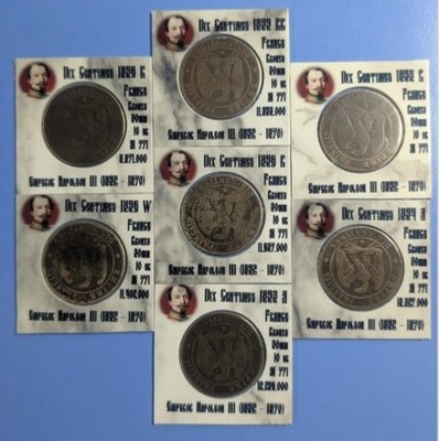 1853 - 1856 France 10 Dix Centimes - Napoleon III - 1 coin
