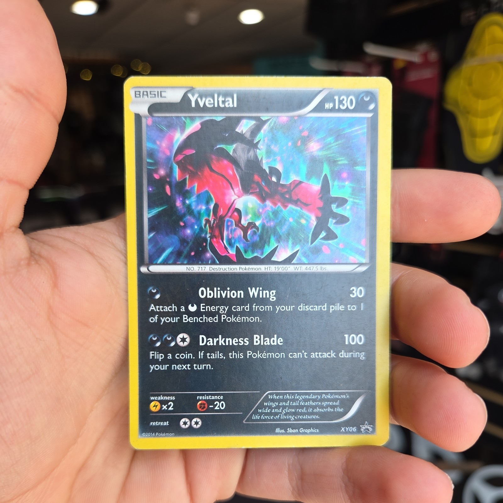 Yveltal XY06 XY Promos Holo HP Black Star Promo Holo Pokemon Card