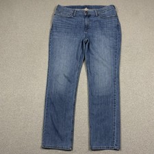 Duluth Flex Daily Slim Fit Jeans Womens 12x29 Blue Medium Wash Denim