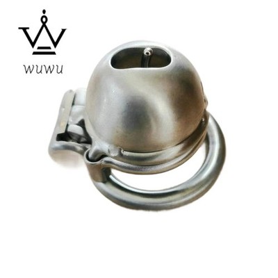 Male Chastity Device with Piercing Custom Cage CBT Lock Restraint Ring Lock
