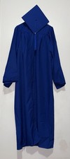 ROYAL BLUE UNISEX GRADUATION CAP ,GOWN TASSLE GRADUATED PRO
