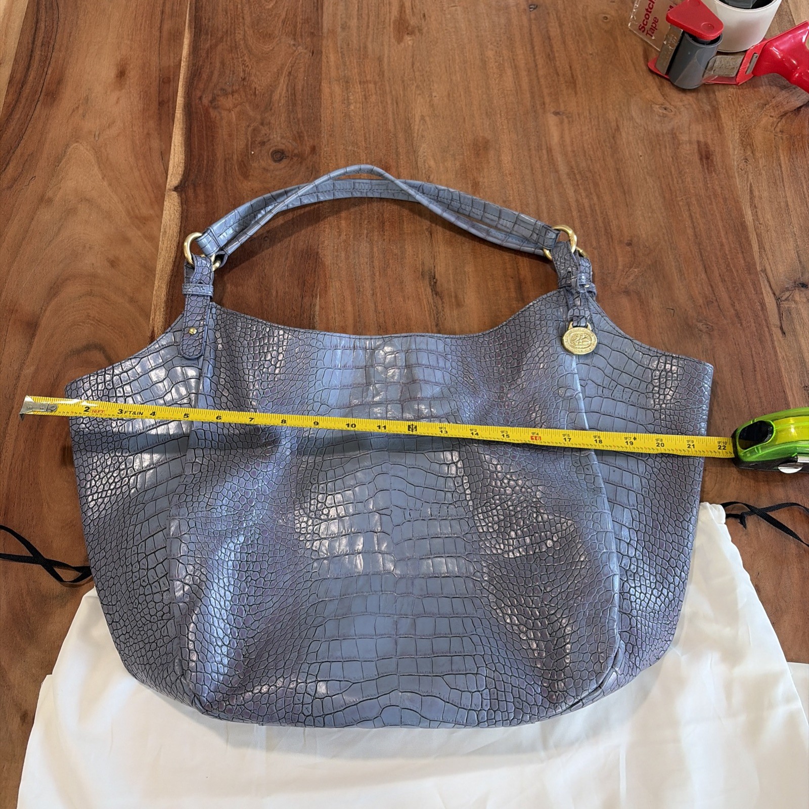 Brahmin Large Lavender Tote — image 6
