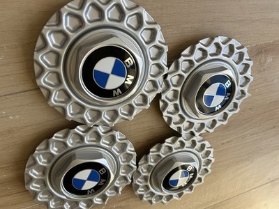 BMW E30 Kreuzspeiche Nabendeckel 15 Zoll Alu BBS Style 171mm 4x Set OEM Look