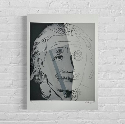 Andy Warhol Albert Einstein Lithographie auf Arches 300gsm 42x59 cm