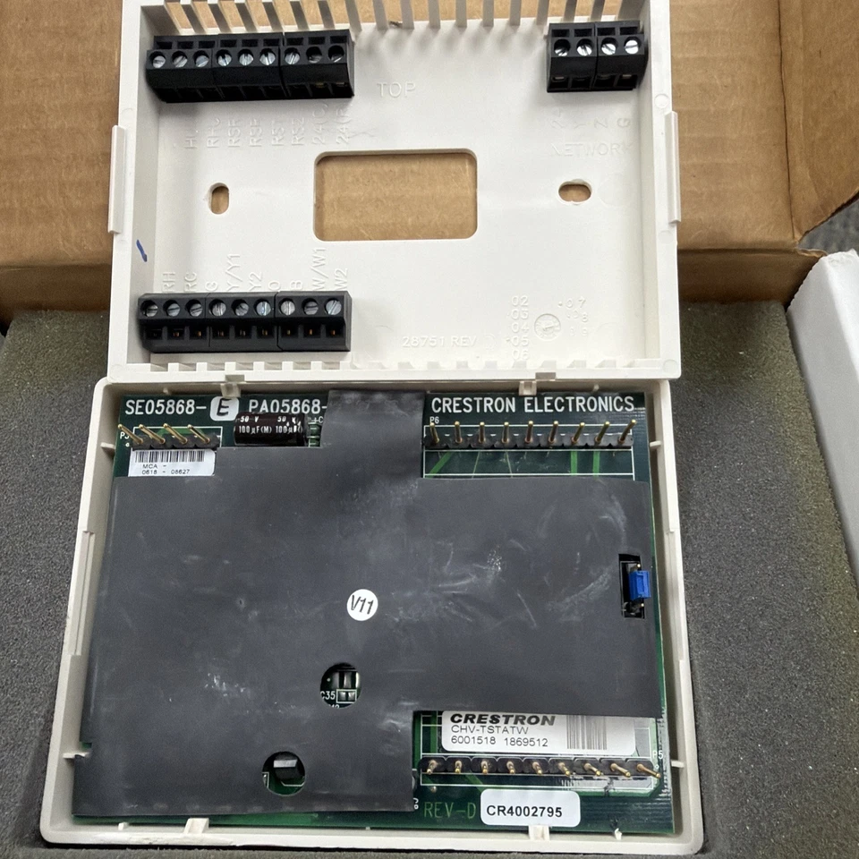 Термостат отопления и охлаждения Crestron CHV-TSTATW/CHV-THSTATW - Изображение 3 из 4