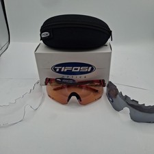 Tifosi Cycling Sunglasses Alliant Black/Red Interchangeable Lens 1490109701