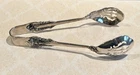 Vintage 7.25” Wallace Grande Baroque Sterling Silver Ice Serving Tongs 112 Grams