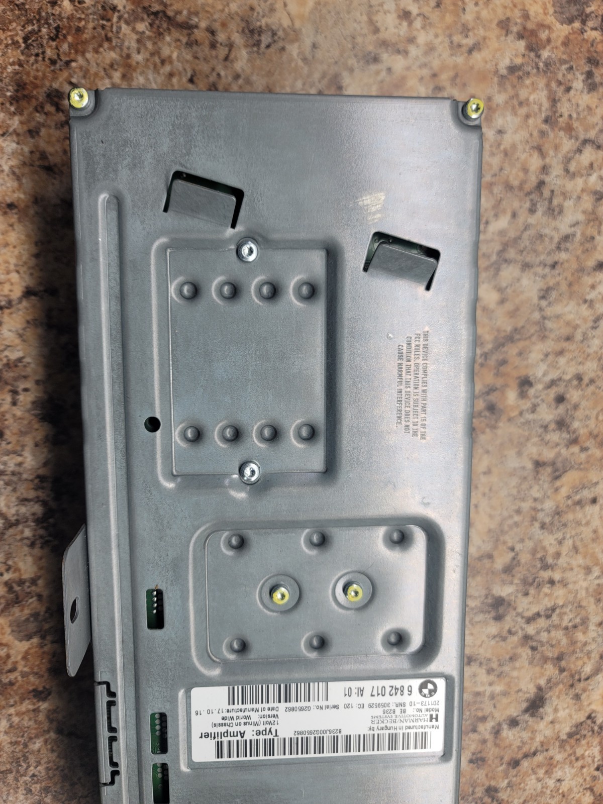 16-20 BMW G12 740Li 540i 640i Rolls-Royce Harman Audio AMP Amplifier Module OEM