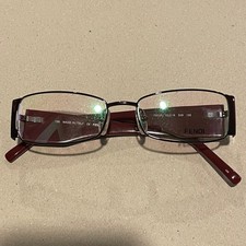 FENDI Logo Eyeglasses Frame F923R 509 Women's Acetate Orchid Burgandy Designer