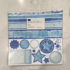 Creative Memories Wishful Border Kit Stars 12x12 Paper Pieces Scrapbooking