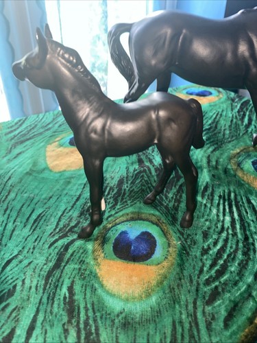 Beswick Horses Black Beauty And Foal Perfect Condition Beautiful Depictions - Picture 7 of 14