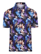 Golf Shirts for Men Dry Fit Short Sleeve Mens Golf Shirt Performance Funny Mo...