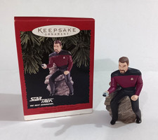 1996 Hallmark Keepsake Ornament -Star Trek William T Will Riker